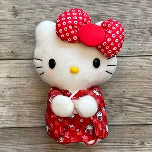 Hello Kitty Japan | Sanrio Hello Kitty Plush Doll Red Kimono